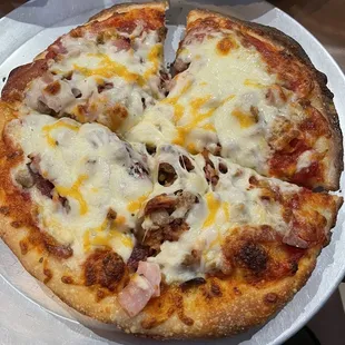 Personal Pizza- Michael's Meaty Pizza