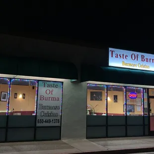 Front of restaurant