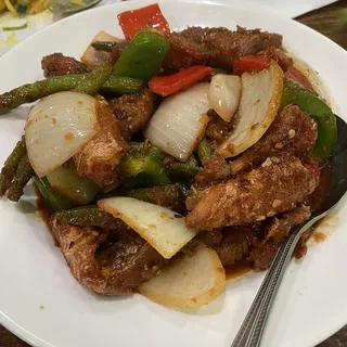 36. Saucy Spicy (Chicken or Fish)