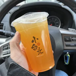 Peach Oolong with Passion Fruit