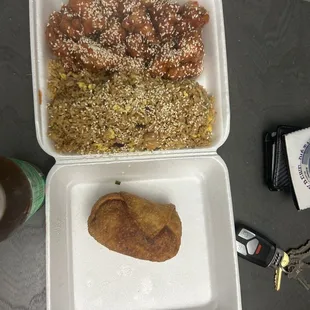Sesame Chicken Dinner Special