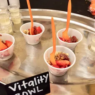 Vitality Bowl samples