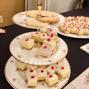 Tiny cakes from Tina&apos;s Tea Room
