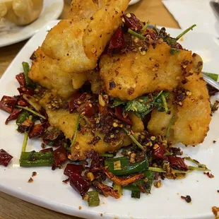 F9. Fried Fish Fillet with Red Chili Oil