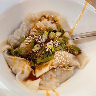 A11. Chengdu Dumplings Pork in Hot Soy Sauce