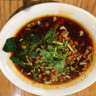 A12. Chengdu Clear Noodles in Hot and Sour Soup