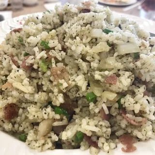 403 Green Tea Fried Rice 403 绿茶烟肉炒饭