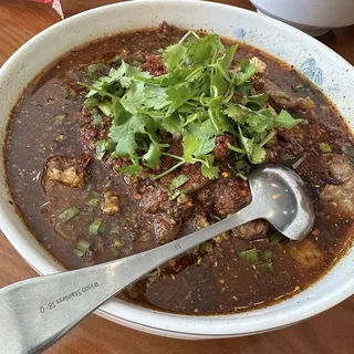 603 Braised Beef In Chili Oil Sauce 603 成都风味水煮牛肉