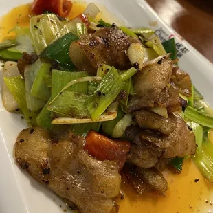 Double Cooked Pork Belly