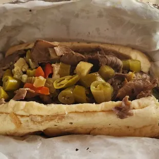 Chicago beef sandwich