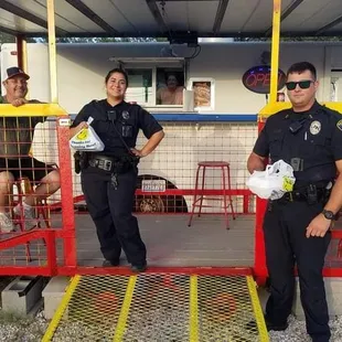 Don't panic, they just came by for dinner :)