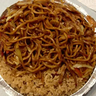 Pork lo-mein