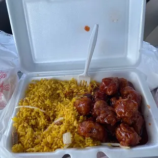 L22. General Tso's Chicken Lunch Special
