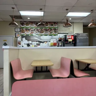 sushi and sashimi, interior