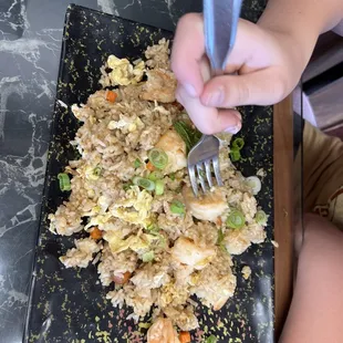 Shrimp fried rice