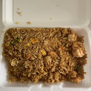 Shrimp fried rice