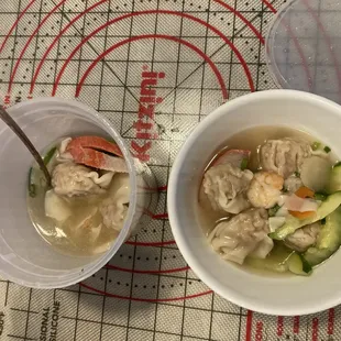 Wonton soup