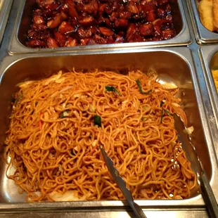 a variety of food items