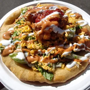 @tocabe Beef Indian Taco was darn good. Fry bread is darn good.