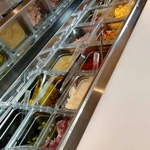 Salad toppings buffet