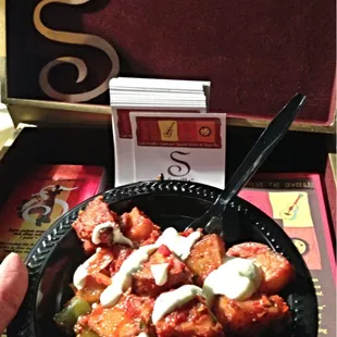 Potatoes from Sevilla. They ran out of bacon wrapped dates :(