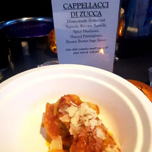 L'Opera (1 ticket per ravioli). Very tasty!