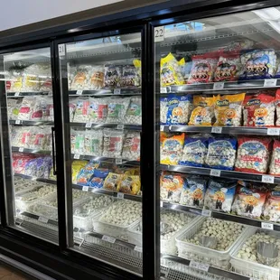 a refrigerated display case