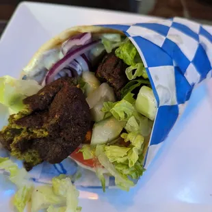 Falafel &quot;Green Gyro&quot;