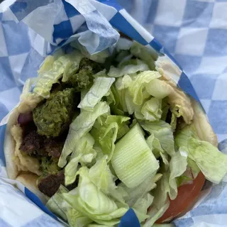 Falafel "Green Gyro"