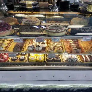 Cheese cakes, Donuts, Tiramisu, Cannoli's