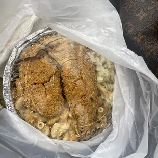 Fried fish Small Dinner with 2 sides