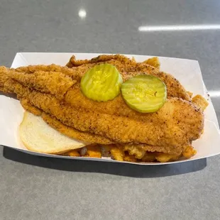 Taste of Heaven Fried Catfish Basket
