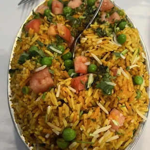 Shrimp 65. Prawn Biryani