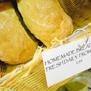 Delicious homemade bread