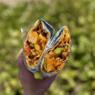 Vegan vegetable wrap - phenomenal!!