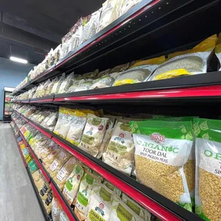 a grocery store aisle