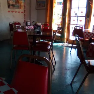 Inside the Taste of India restaurant: nice for a casual Indian meal