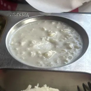 This tastes like arroz con leche I'm Mexican so