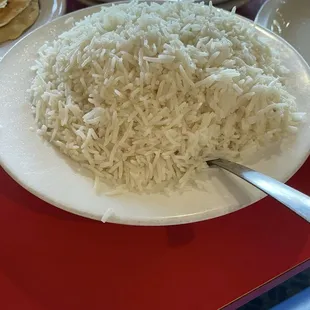 Extra rice for the table