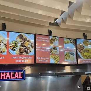 Menu board