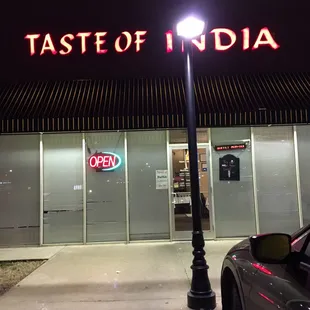 The front of the store