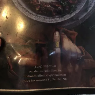 a plate of food on a table