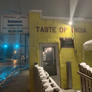 New painted on sign
