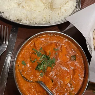 Chicken Tikka Masala with Basmati Rice