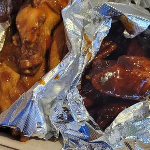 Sahara Sweet Heat Wings and Island Jerk Wings Min