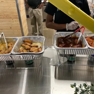 Wings in sauces
