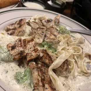 My husband and I just left the taste of Italy. We had a great waitress with long brown hair and glasses.  She gave us the best service...