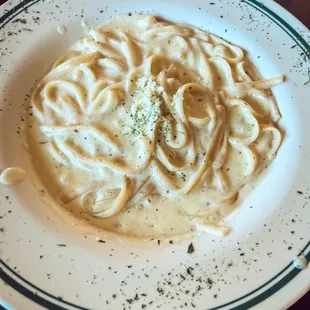 Fettuccine Alfredo lunch special