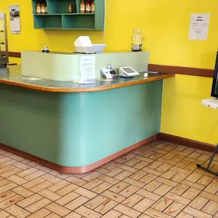 The front counter