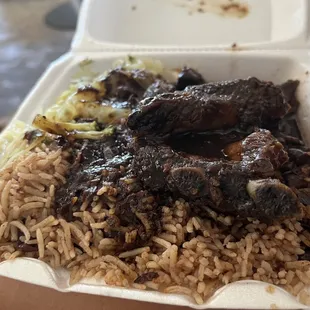 Jerk Pork Ribs Dinner